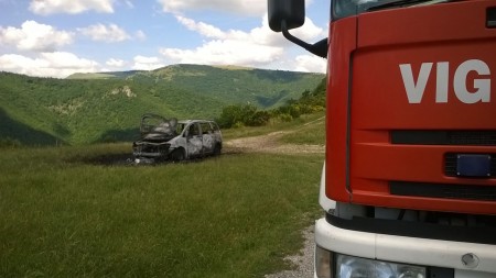 Sono intervenuti i vigili del fuoco