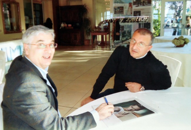 Da sinistra Ermanno Zamponi e il primario del pronto soccorso Marco Esposito scomparso nel 2010