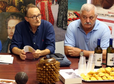 Giorgio Bartolacci e Alferio Canesin conf disfida bracciale treia_Foto LB