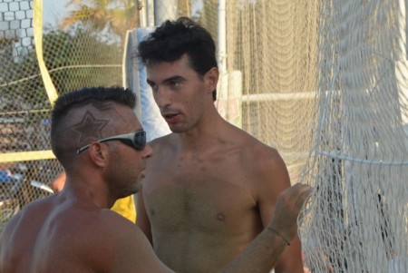 Un momento della partita