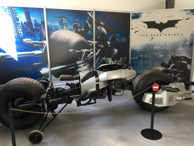 Il Batpod, la moto del film Il Cavaliere Oscuro diretto da Cristopher Nolan nel 2008