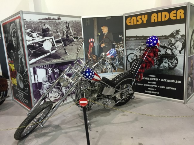 La leggendaria Harley di Peter Fonda nel film Easy Rider