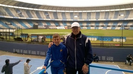 Lorenzo Moscoloni e il nonno Giovanni