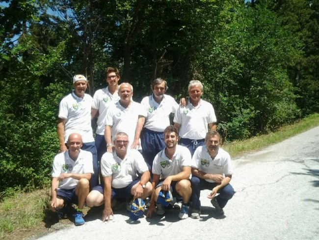 Il team di Serralta-Pioraco Ruzzola