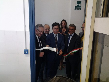 Il taglio del nastro a Camerino