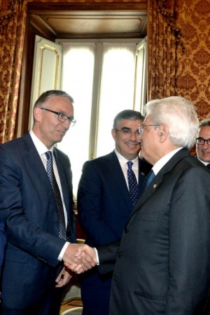 Luca Ceriscioli e Sergio Mattarella