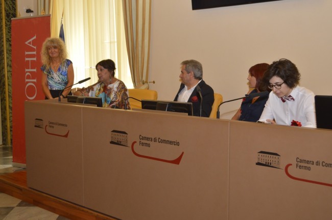 da sinistra Marzia Ripari, Carla Sagretti, Graziano di Battista, Giusy Scendoni, Lucrezia Ercoli