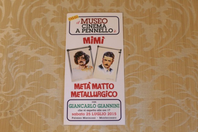 giancarlo giannini museo cinema montecosaro palazzo marinozzi foto ap 20