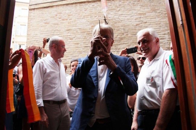 giancarlo giannini museo cinema montecosaro palazzo marinozzi foto ap 24