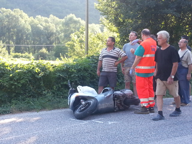 L'incidente con lo scooterone