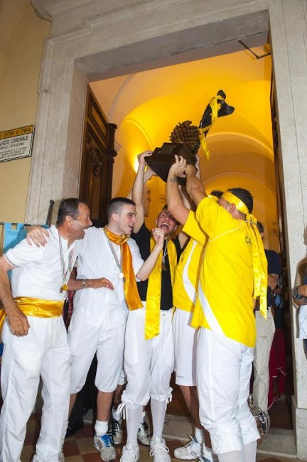 la vittoria del trofeo 2014