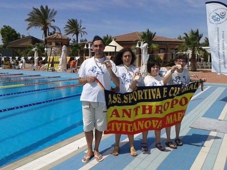 I ragazzi dell'Anthropos Civitanova agli assoluti italiani di Lucera