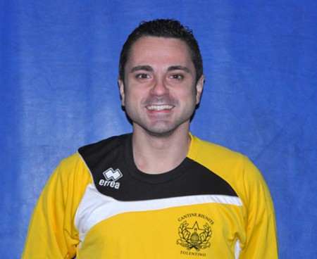 Manuel Albani con la maglie delle Cantine Riunite