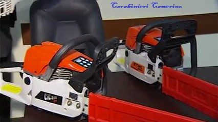 Una parte della refurtiva recuperata dai carabinieri di Visso e restituita al legittimo proprietario