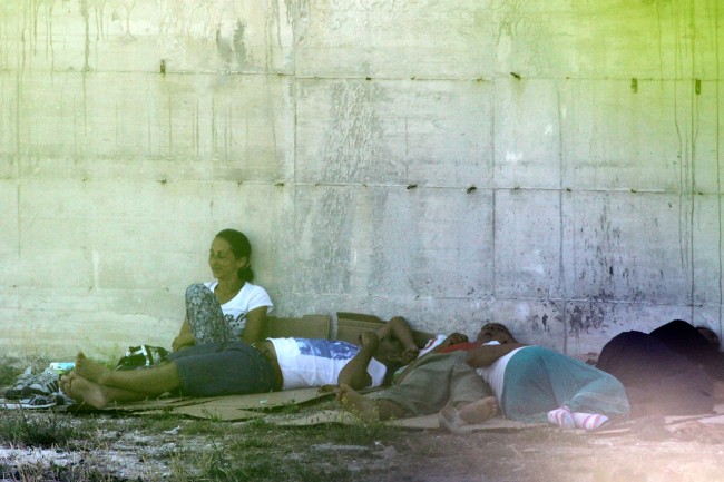 nomadi area ceccotti dietro stazione civitanova_Foto LB