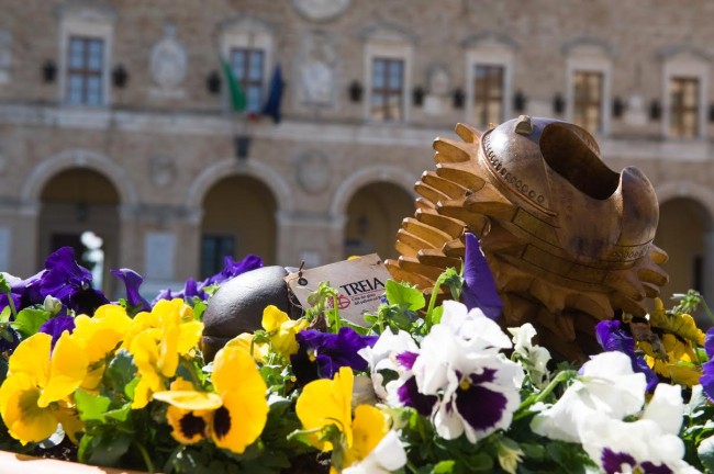 palla a bracciale e fiori