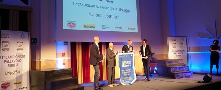 Un momento della presentazionee dei calendari della SuperLega