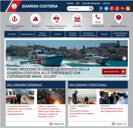 sito guardia costiera