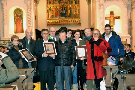 Foto di gruppo con i premiati