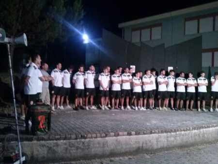 La formazione dell'Helvia Recina al completo