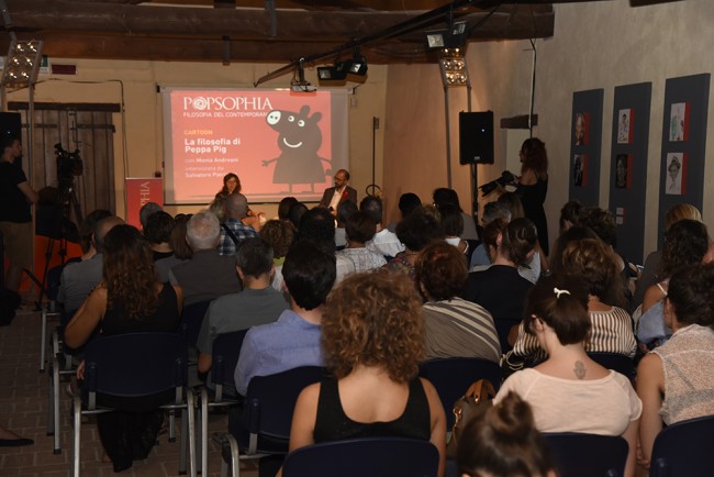 Il pubblico di Cartoon con Monia Andreani e Salvatore Patriarca