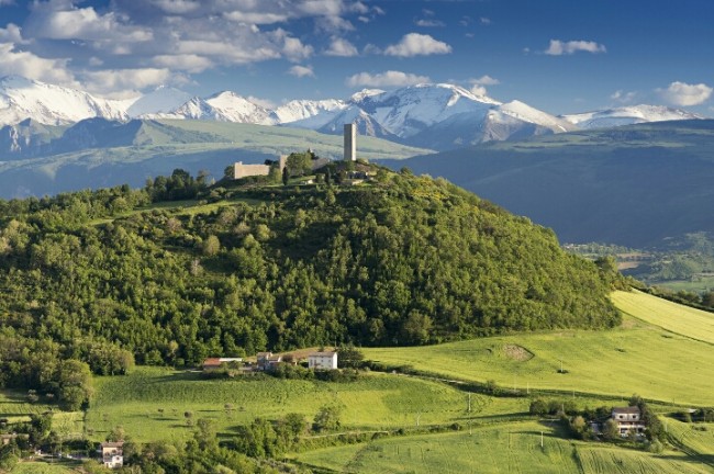 La foto del Castello di Pitino in mostra