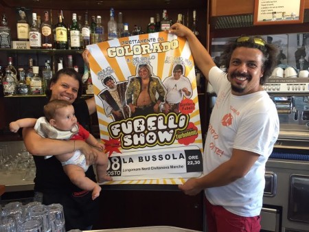 Lo spettacolo in programma allo chalet La bussola