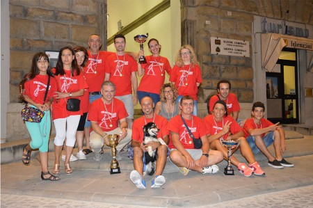 La squadra rossa vincitrice