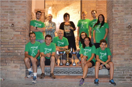 La squadra verde vincitrice