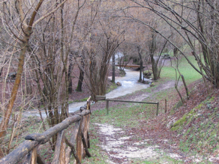Un sentiro dei monti sopra Esanatoglia