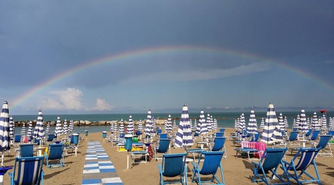 arcobaleno la bussola lungomare