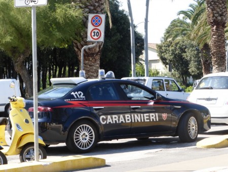 Una pattuglia dei carabinieri