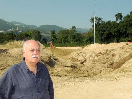 Il sopralluogo del presidente Antonio Pettinari