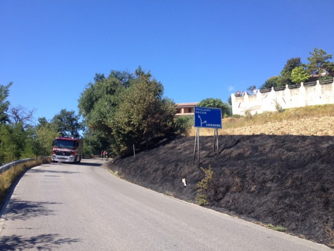 incendio scarpata monte san giusto (2)