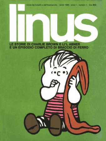 la prima copertina di linus