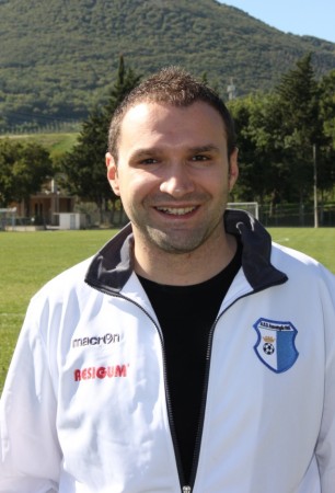 Il presidente della Asd Esanatoglia Luca Modesti