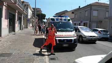 Il tamponamento in via Ariosto
