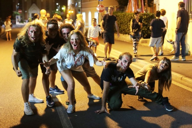 zombie walk festival paura horror porto potenza foto ap 25