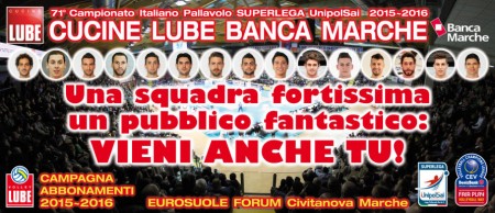 Parte la campagna abbonamenti della Lube