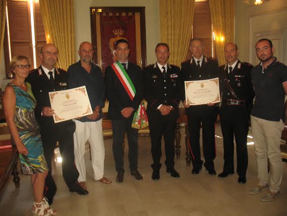 La consegna della benemerenze