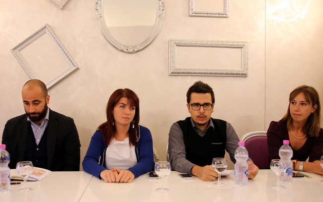 Paolo Manzi, Paola Casoni, Pietro Casalotto e Alessia Scoccianti