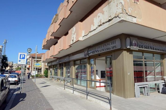 La filiale presa di mira