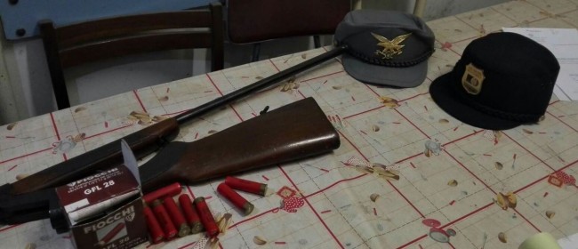 arma e munizioni sequestrate