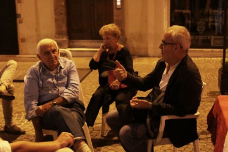 Anche il sindaco di Macerata Romano Carancini è passato per un saluto
