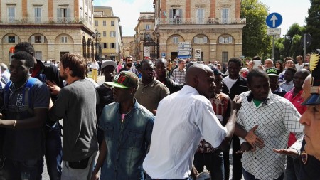 La protesta di giovedì in Corso Cavour