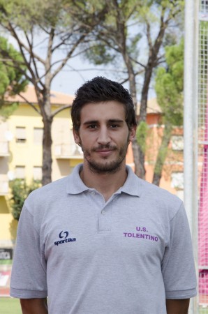 Carlo Mongiello autore del gol che ha regalato il pari e la qualificazione al Tolentino
