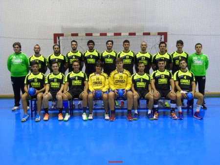 La squadra maschile di pallamano
