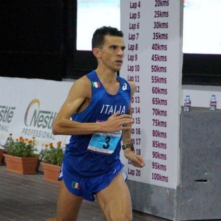 Paolo Bravi con la maglia della Nazionale