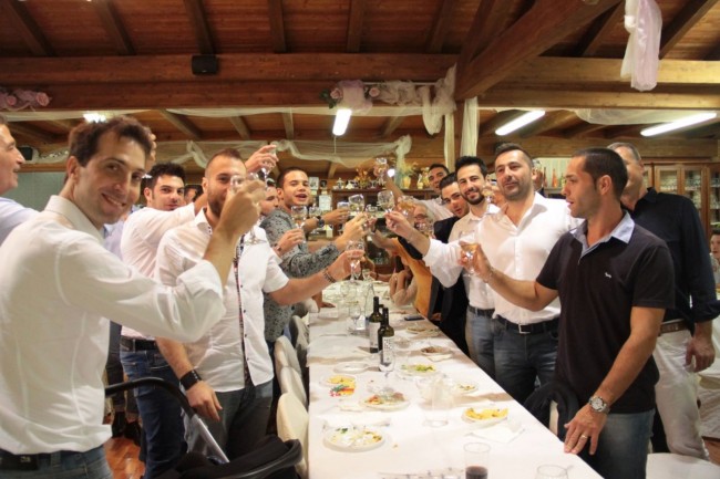 presentazione squadra calcio a 6 futsal passo treia a villa berta foto ap 7