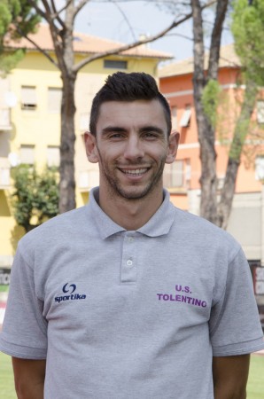 Federico Ruggeri, capitano del Tolentino, festeggerà domani le cento presenze in maglia crèmisi 